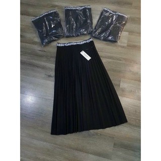 CHÂN VÁY DẬP LY NỮ MIDI