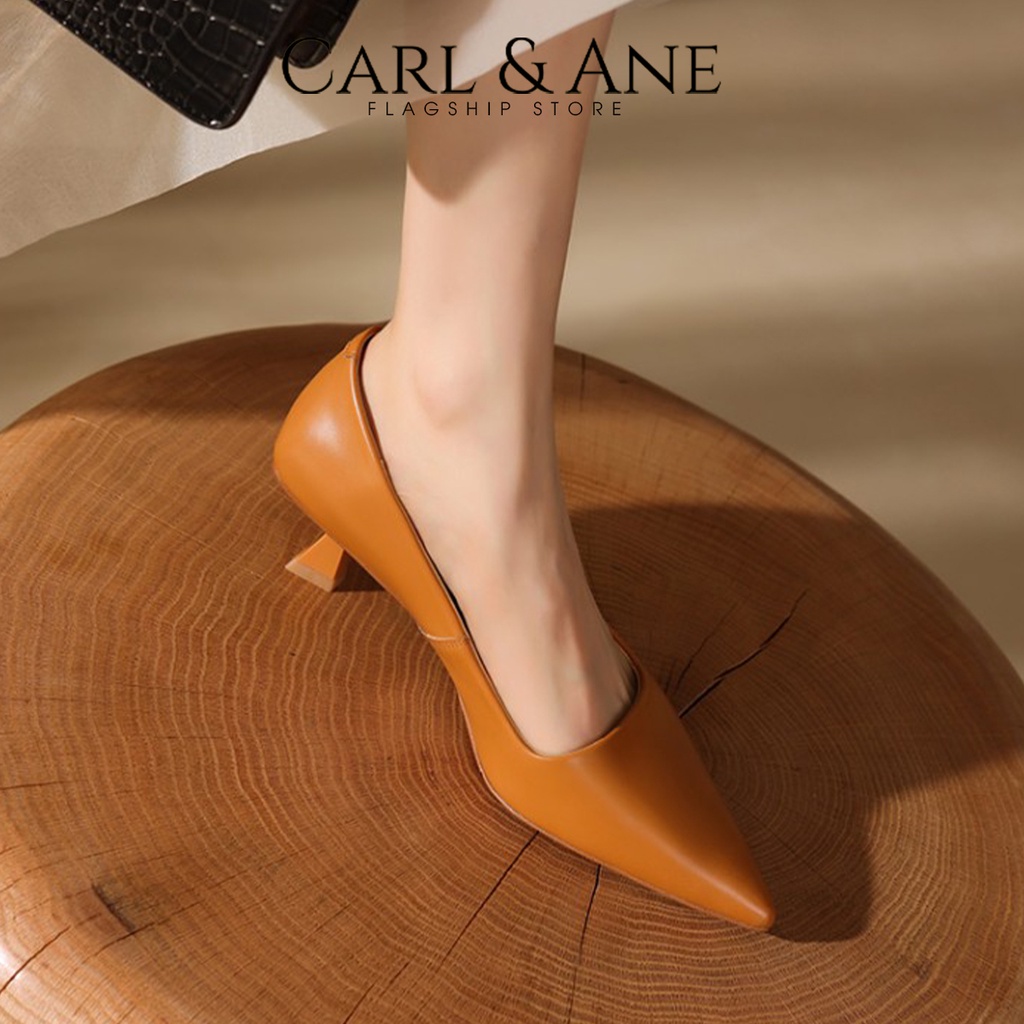 Carl &amp; Ane - Giày cao gót mũi nhọn gót cao 5cm kiểu dáng công sở basic _ CP017