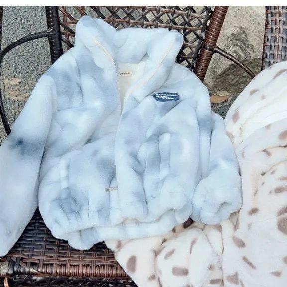 Áo Khoác cotton Lót Lông Cừu Dày Dặn Giữ Ấm Dành Cho Bé Trai Và Bé Gái