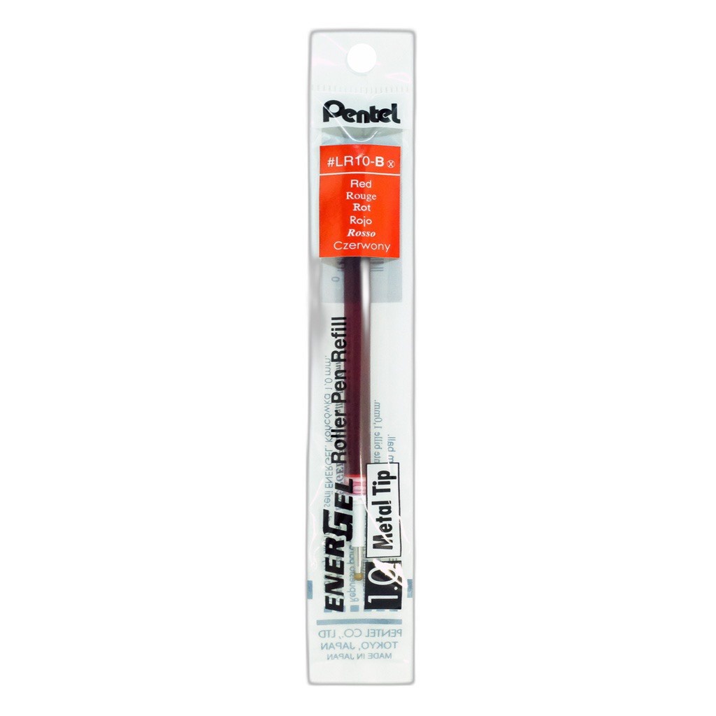 Ngòi bút gel Pentel nét 0.5/ 0.7/ 1.0mm, ruột thay thế bút Pentel energel các màu xanh/ đỏ/ đen