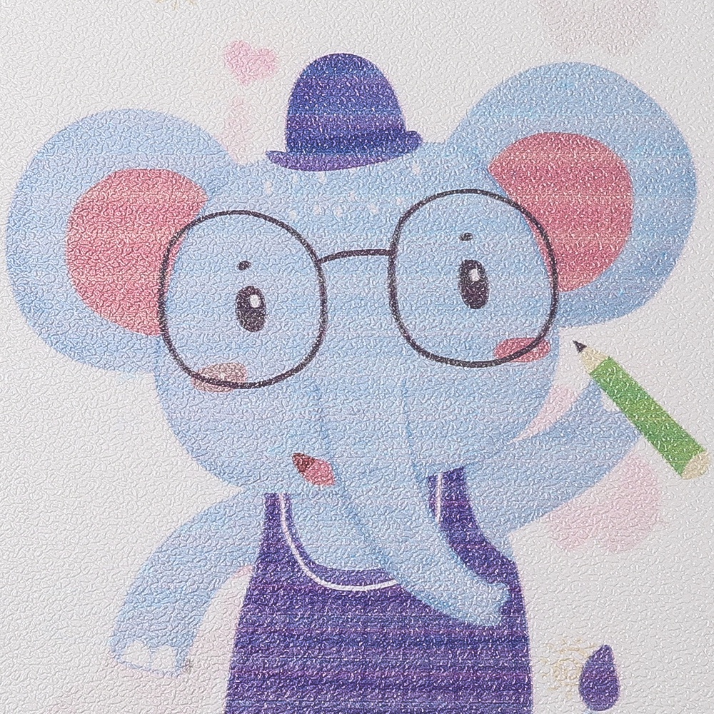 Miếng Dán Tường 3D Bằng Xốp Mềm Kháng Nước Cách Nhiệt Chống Va Chạm Tự Dính Hình Động Vật Hoạt Hình Trang Trí Phòng Bé