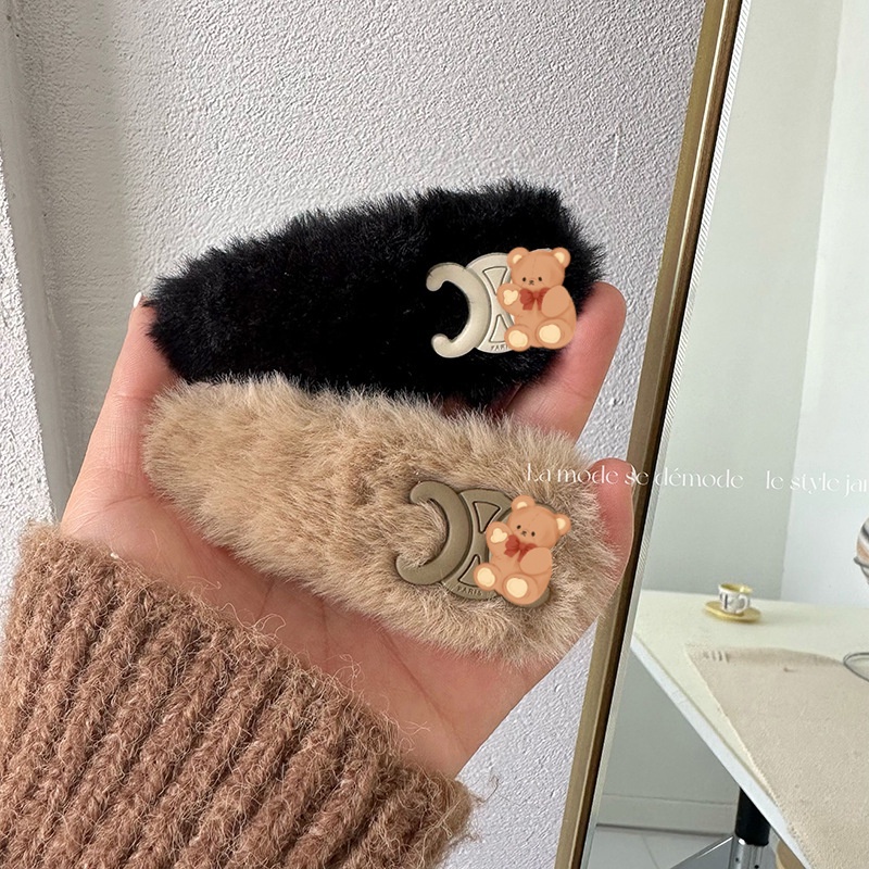 Kẹp Tóc Đính Đá Hình Giọt Nước Phong Cách Thời Trang Hiệu Triumph