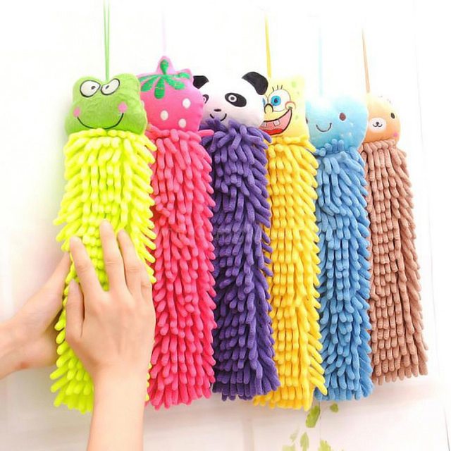 Khăn Lau Tay Khăn Lau Bếp Treo Tường Hình Con Sâu San Hô PINKWISH B402