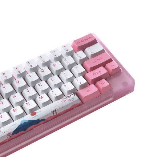 Bàn phím cơ AKKO ACR59 Pink/White  - Hàng chính hãng