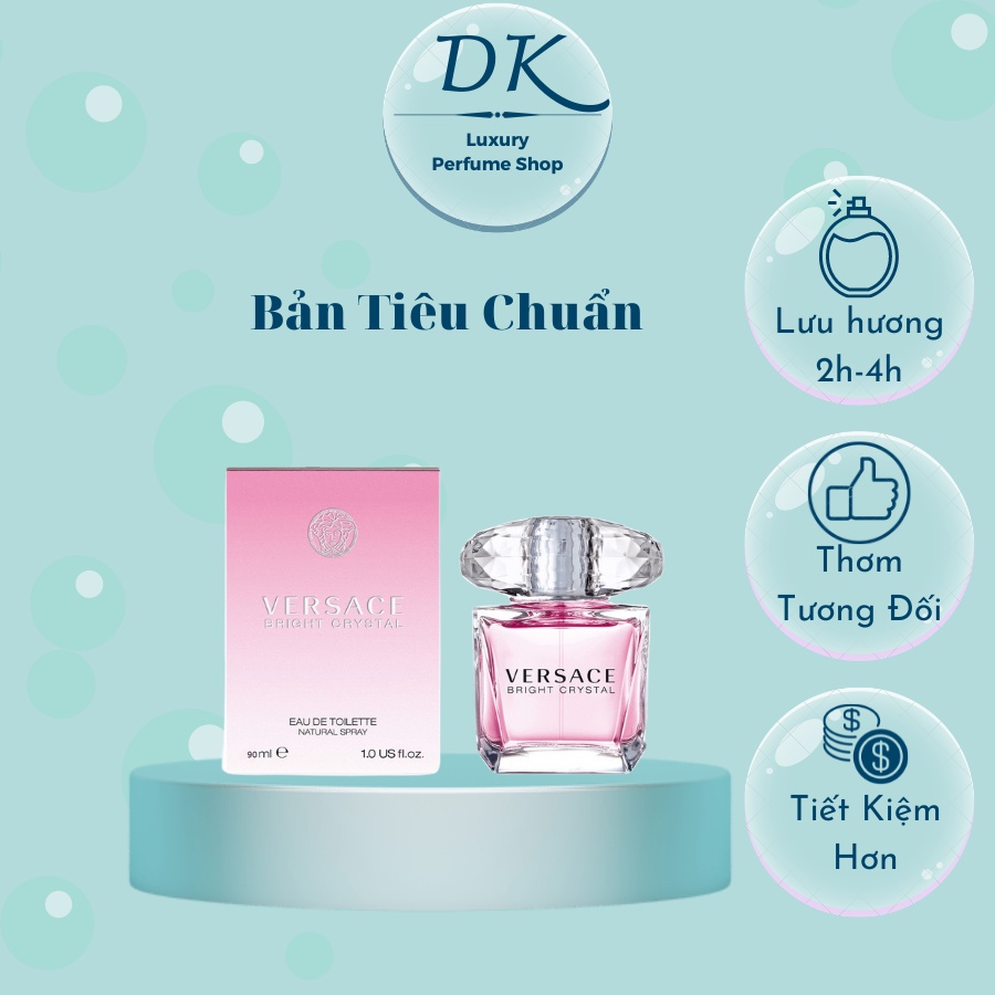 Nước hoa nữ Versace Bright Crystal Dễ Thương Cuốn Hút EDT 90ml - Dầu thơm nữ tinh tế cá tính - Daikon Store