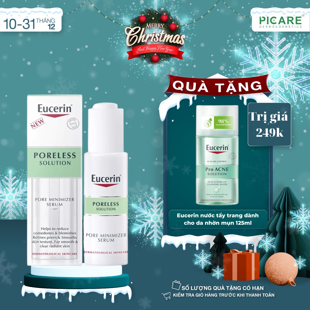 Tinh chất thu nhỏ lỗ chân lông Eucerin Poreless Solution Pore Minimizer Serum 30ml