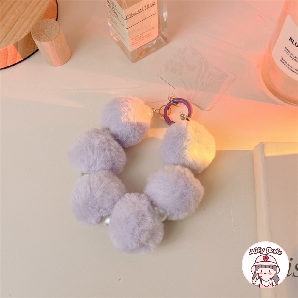 Ốp Điện Thoại Gắn Móc Khóa Thỏ Bông Mềm Mại Cho IPhone 14 13 12 11 Pro Max XS Max XR 8 7 Plus