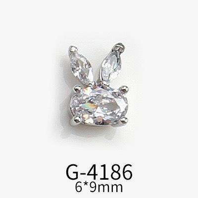 Charm nail thỏ đính đá cao cấp hot trend