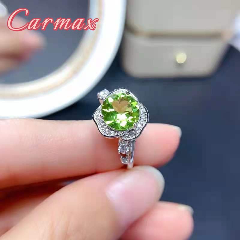 Nhẫn Moissanite Đính Đá Nhiều Màu Thanh Lịch Mới