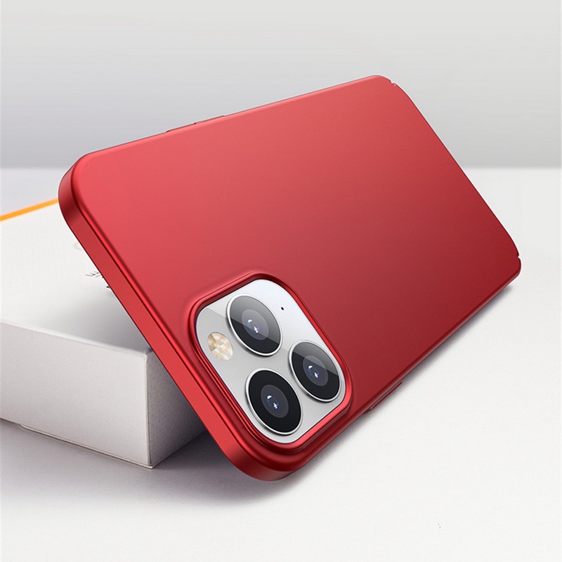 Ốp Điện Thoại Nhựa PC Cứng Siêu Mỏng Mặt Nhám Cho iPhone 14 Pro Max 11 12 13 Pro