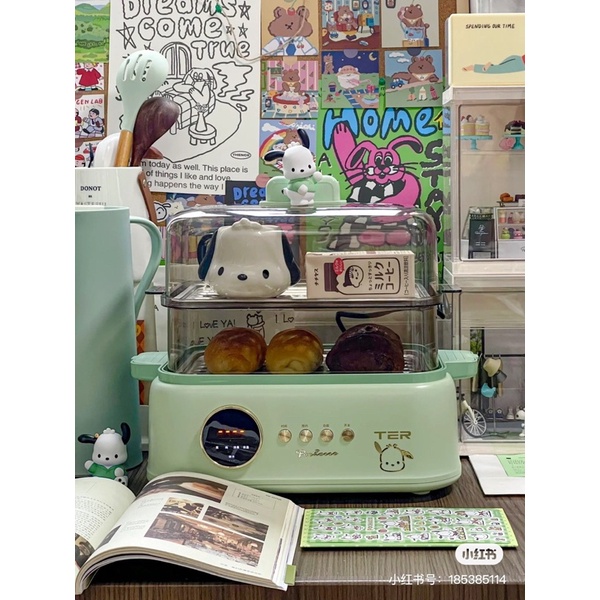 Nồi Hấp Đa Năng TER Cao Cấp Dung Tích 5L Bảo Hành 12 Tháng - Cáo Đeo Nơ