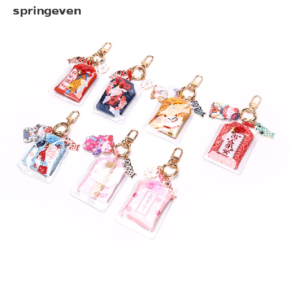 1 Móc Khóa May Mắn Omamori Maneki Neko Dispel Misfortune