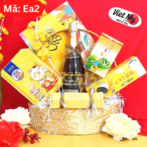 Lẵng ren - lẵng đá lên set quà Tết - Giá Tại Xưởng