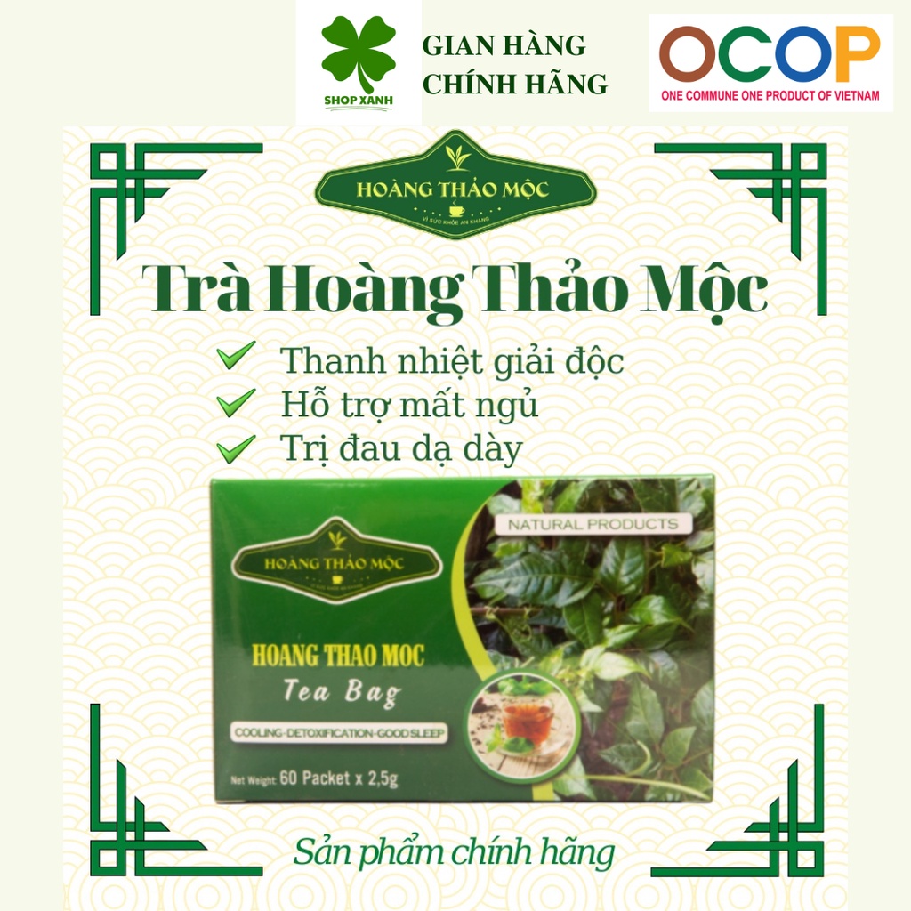 Trà Hoàng Thảo Mộc túi lọc 150g/hộp
