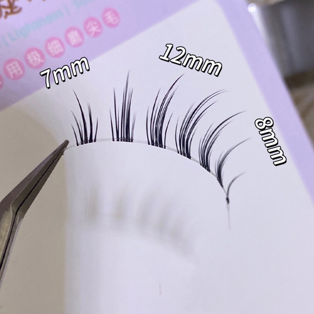 Lông Mi Giả Màu Đen Siêu Mỏng Thoải Mái Tự Nhiên Phong Cách Hàn Quốc Cho Nữ