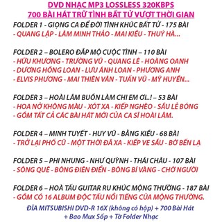 [DVD-Vol-7] Dvd Nhạc Mp3 Lossless 700 Bài Hát