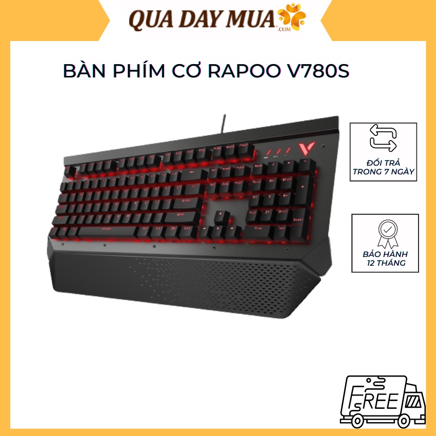 Bàn Phím Cơ Rapoo V780S - Hàng chính hãng - BH 2 năm