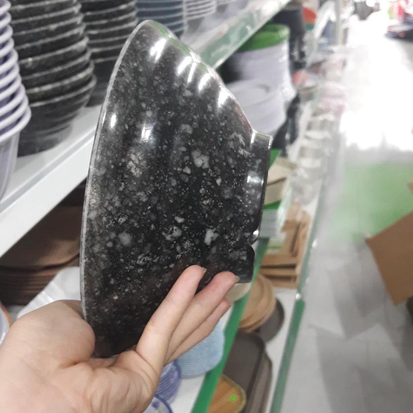 Tô nhựa Melamine Nhuthaco Màu Nhám Xám vân đá size 18 + size 20