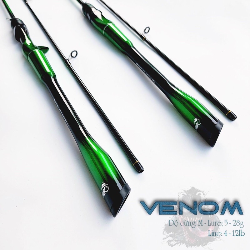 Cần lure VeNom 1 ngọn độ cứng M cao cấp