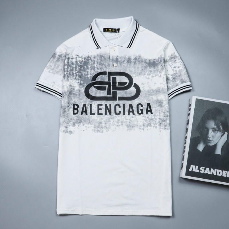 ÁO Thun NAM POLO tay ngắn loang in chữ PLTN