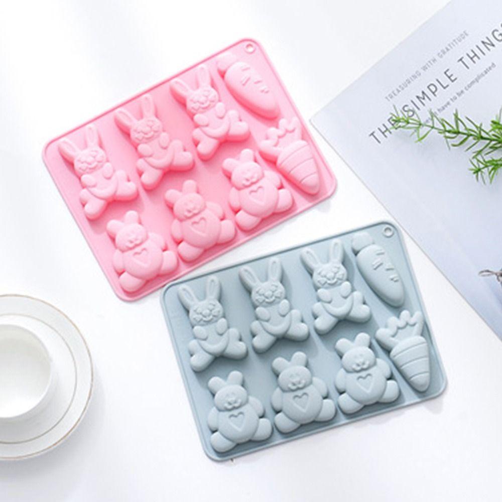 Khuôn Silicone Tạo Hình Làm Bánh Kẹo 8 Ngăn 24 Ngăn