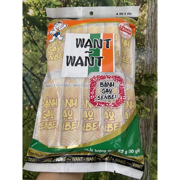 Bánh Gạo Want Want Senbei 52g /10 bánh
