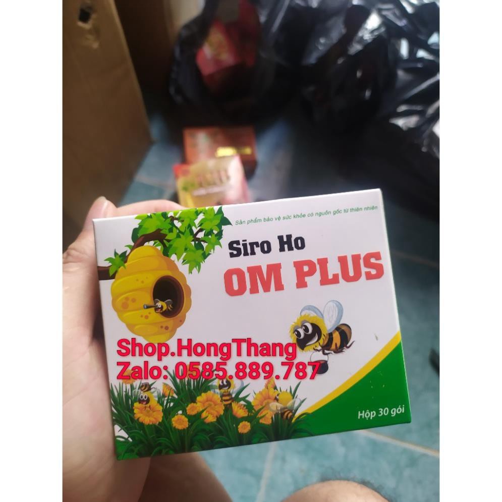 Siro ho om plus giảm ho, hết cảm, hết khò khòe