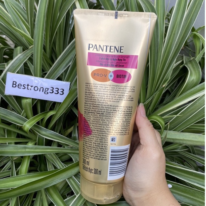 [ TUÝP LỚN 300ml ] Dầu Xả Pantene 3 Phút Diệu Kỳ Ngăn Rụng Tóc