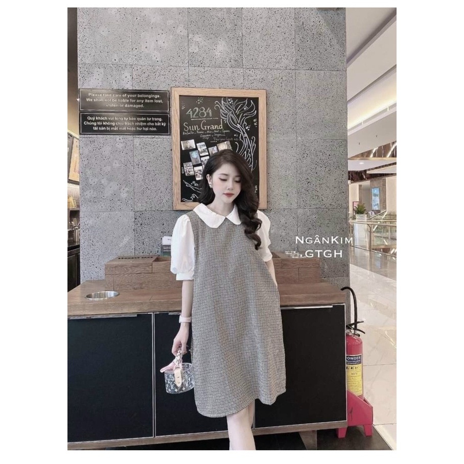 Váy bầu thời trang dạo phố phong cách trẻ trung