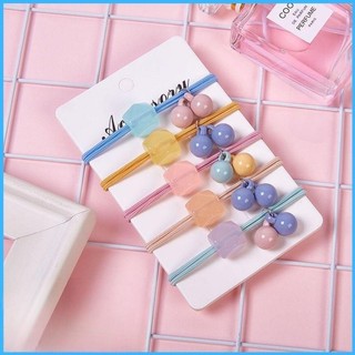 Set 8 Dây Cột Tóc Nữ/ Cột Tóc Nữ Siêu Dễ Thương