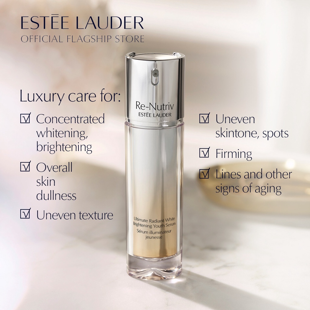 Serum Estee Lauder Re-Nutriv Ultimate Radiant White cao cấp mờ sạm nám, trắng đều màu da, 5ml