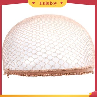 [Huluboy] Mũ lưới trùm đầu đội tóc giả