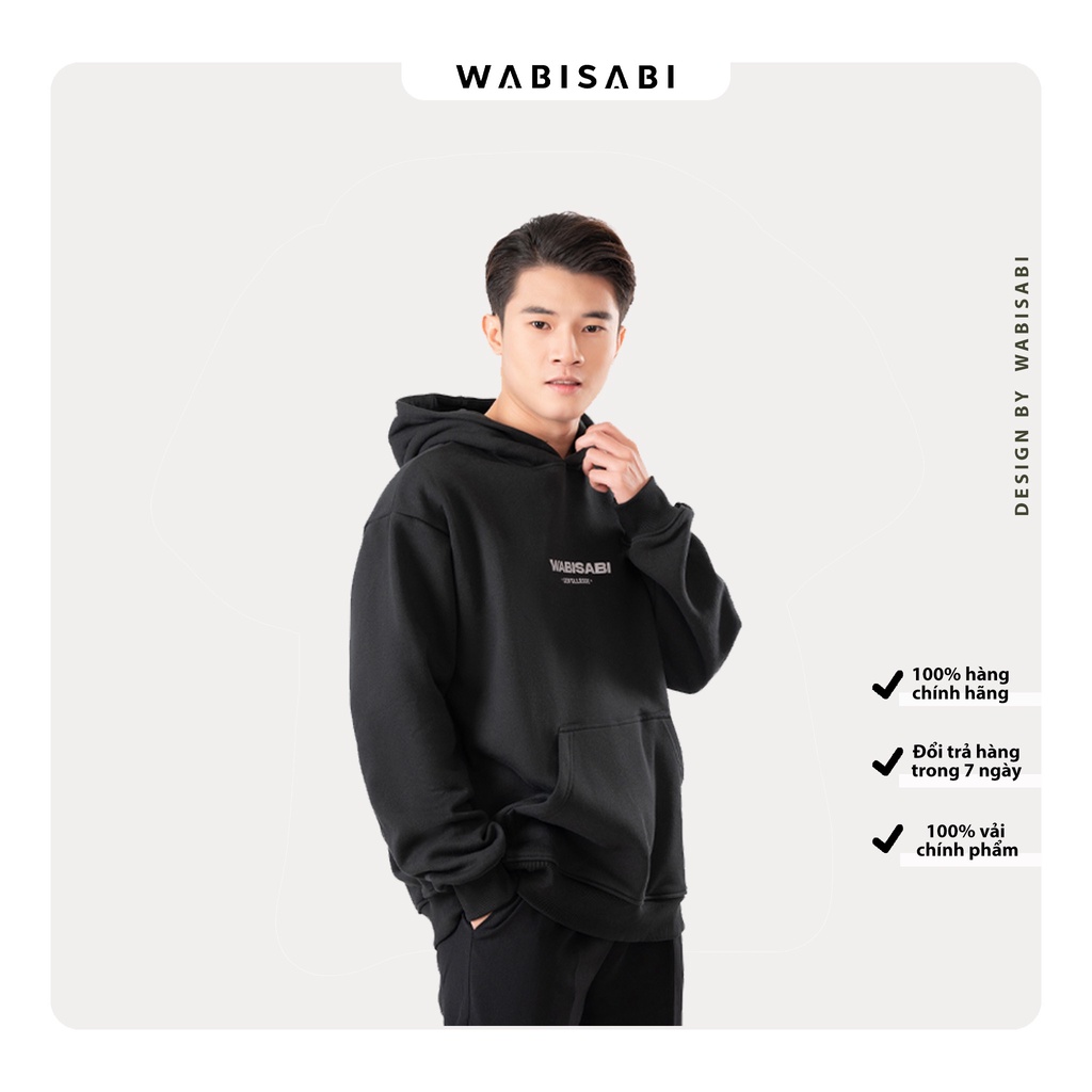 Áo Hoodie Wabisabi Nỉ cotton chính phẩm - WSHD2