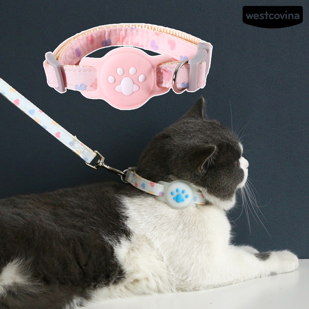 [COD]♘1 Bộ Vòng Đeo Cổ Chống Thất Lạc Bằng Silicon Có Thể Điều Chỉnh Cho Thú Cưng