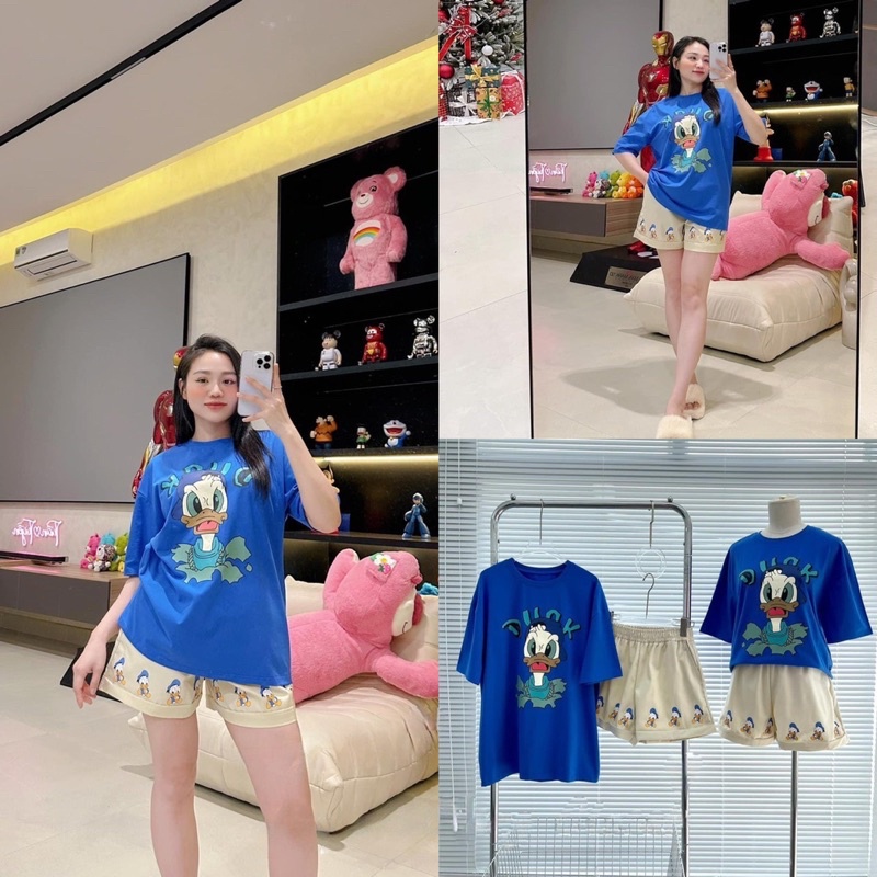 Bộ đùi sọc Gấu dâu thêu siêu đẹp,hàng loại 1 chuẩn mẫu mặc