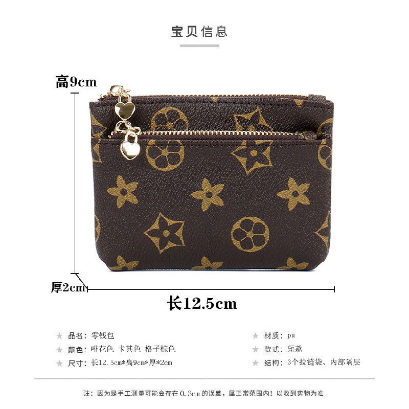 Ví Cầm Tay Mini Siêu Mỏng Có Khóa Kéo Kiểu Mới 2023 Thời Trang Cho Nữ