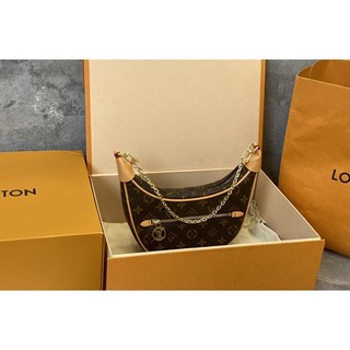 Túi lv loop moon bản 2 dây fullbox nam châm hàng da thật vinkyshoptk