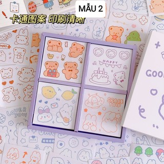 (Sỉ 380đ/tấm) Set 25 Tấm Sticker Các Loại