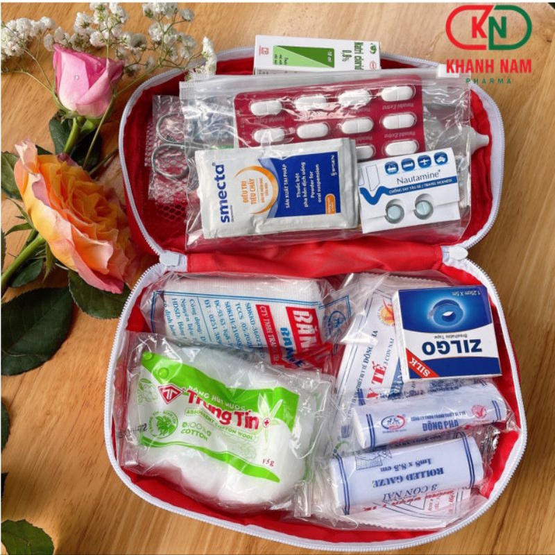 Bộ dụng cụ sơ cứu y tế khẩn cấp - bộ túi y tế tổng hợp 21 món  chính hãng - ảnh sản phẩm 1