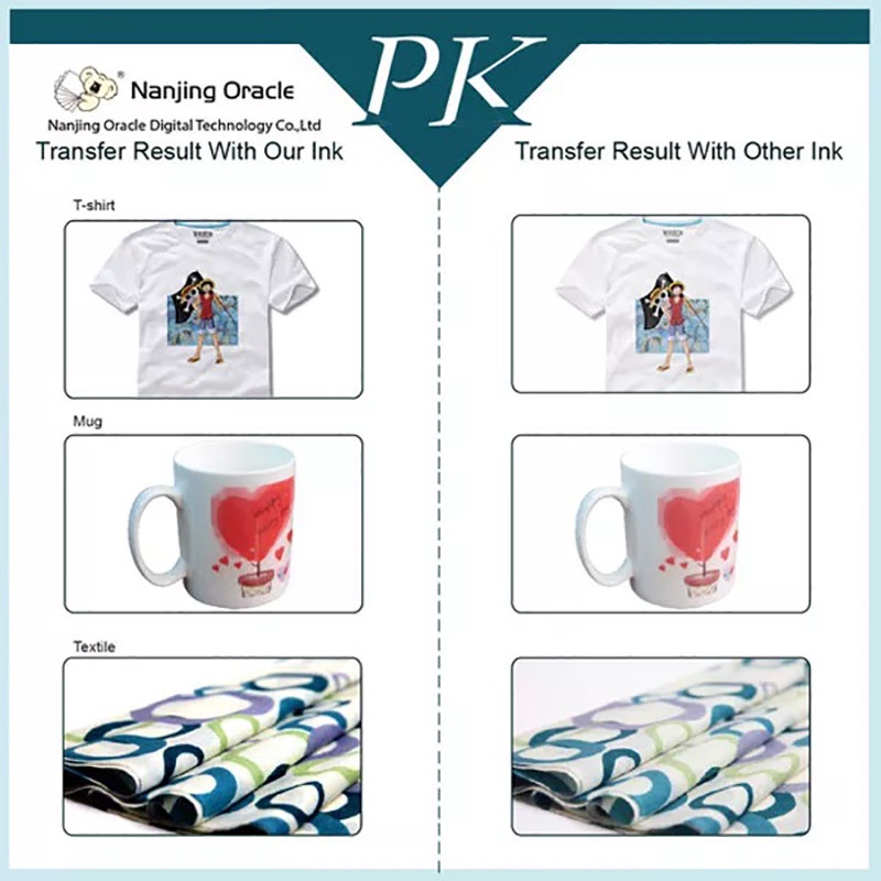Mực In Chuyển Nhiệt A-Sub Sublimation Ink, Bộ 6 Màu Chai Mực In 100ml, Dùng Cho Máy In Phun Màu Epson