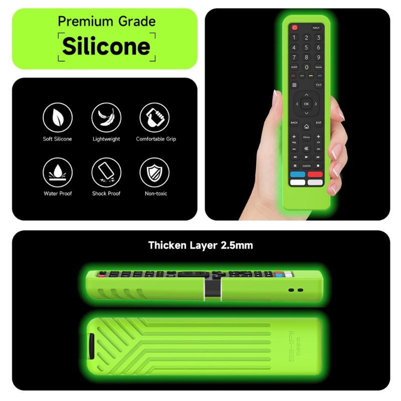 Vỏ Silicone Bảo Vệ Điều Khiển Từ Xa Hisense TV EN2BI27H / EN2BF27H