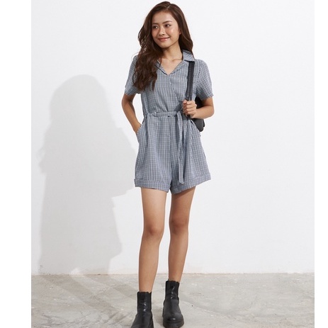 Jumsuit MAYBI dáng ngắn họa tiết
