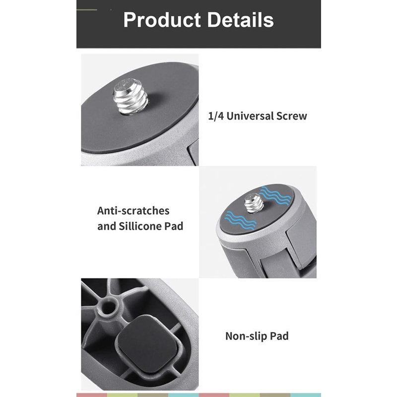 Chân đế  để bàn gắn vào gimbal cho điện thoại, máy ảnh | Ulanzi MT-10