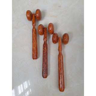 Lăn massage mặt, mũi gỗ dừa