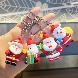 Móc khoá noel, móc khoá hình con trâu, ,con khỉ, con khủng long, trà sữa, chú heo