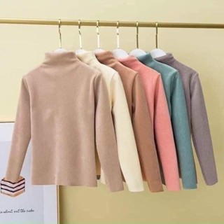 Áo giữ nhiệt lót lông cổ cao mutie