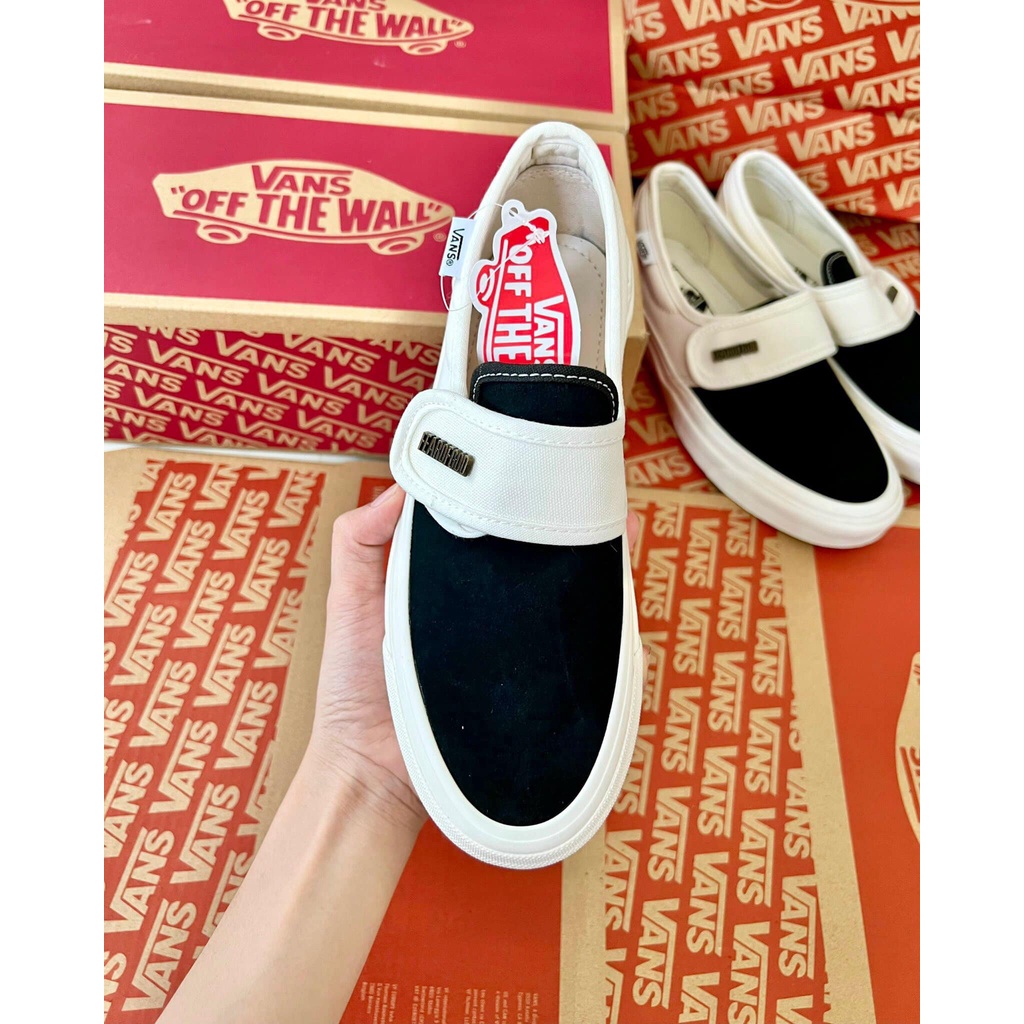 Giày thể thao vanz, van caro dây, giày van caro lười  nam nữ full box