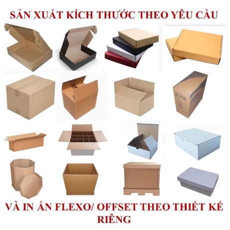 Hộp Carton, Thùng Carton Hupuna 40x20x20, 3 Lớp, Thùng Carton Chuyển Nhà, Giá Rẻ.