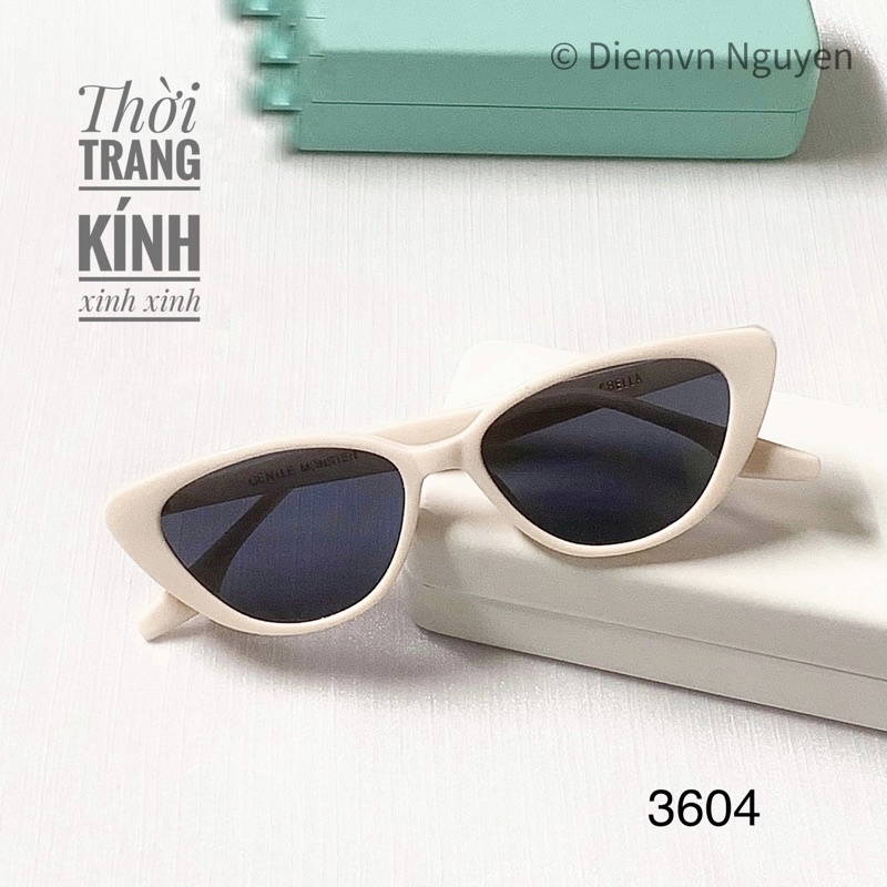 KÍNH RÂM THỜI TRANG NỮ PHONG CÁCH HQUOC 3604_KIỂU DÁNG MẮT MÈO_CHUẨN UV BẢO VỆ MẮT