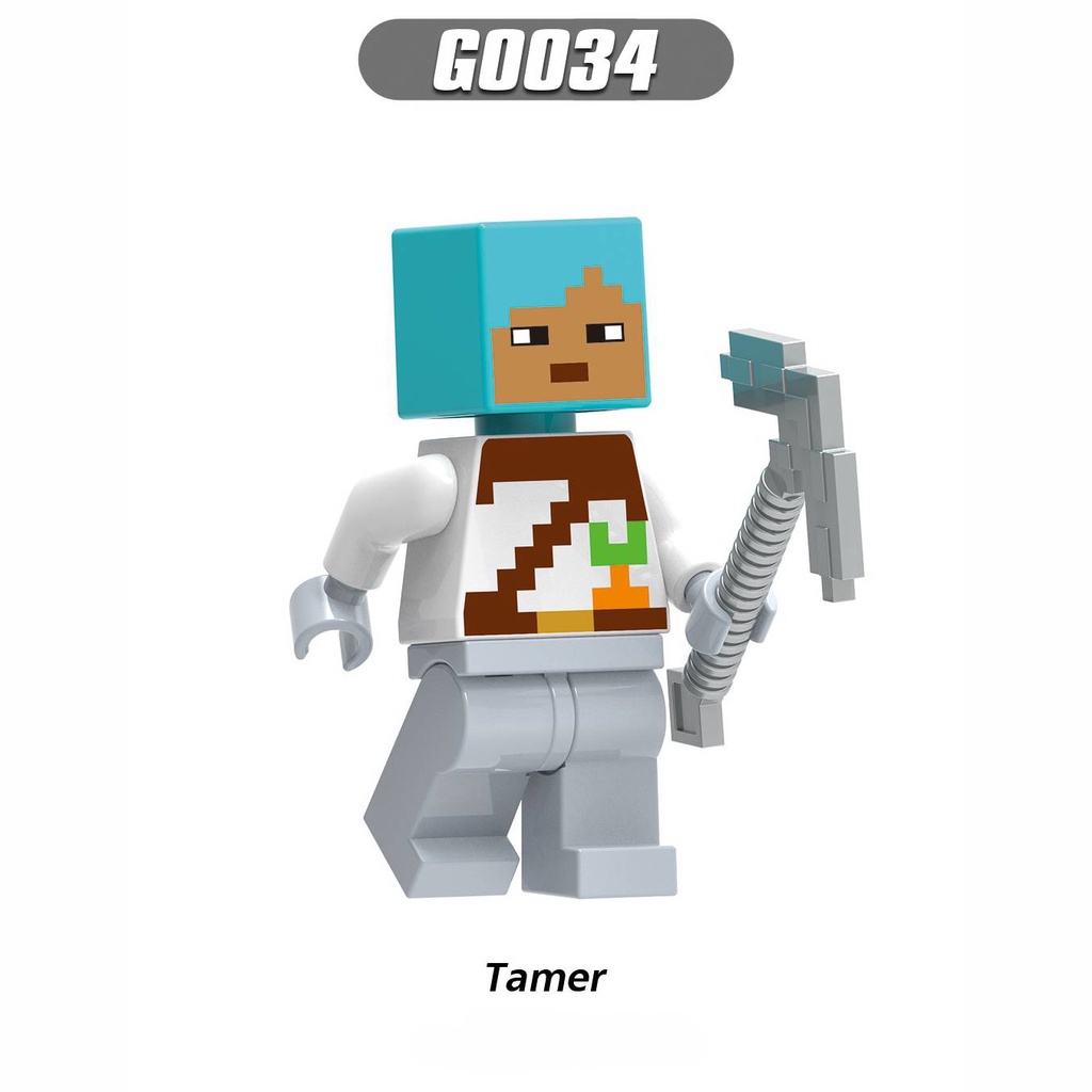 Si Mô Hình Đồ Chơi Nhân Vật Trong Game minecraft